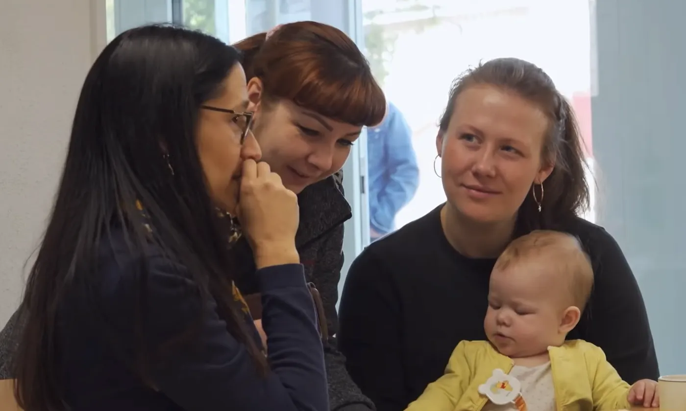 Des réfugiés ukrainiens accuillis à St-Imier. © VPS prod