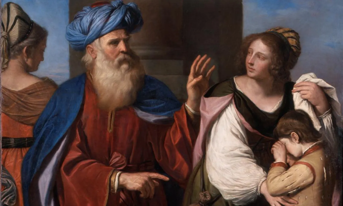Guercino: Abraham chasse Agar et Ismaël (Pinacothèque de la Brera, Milan)