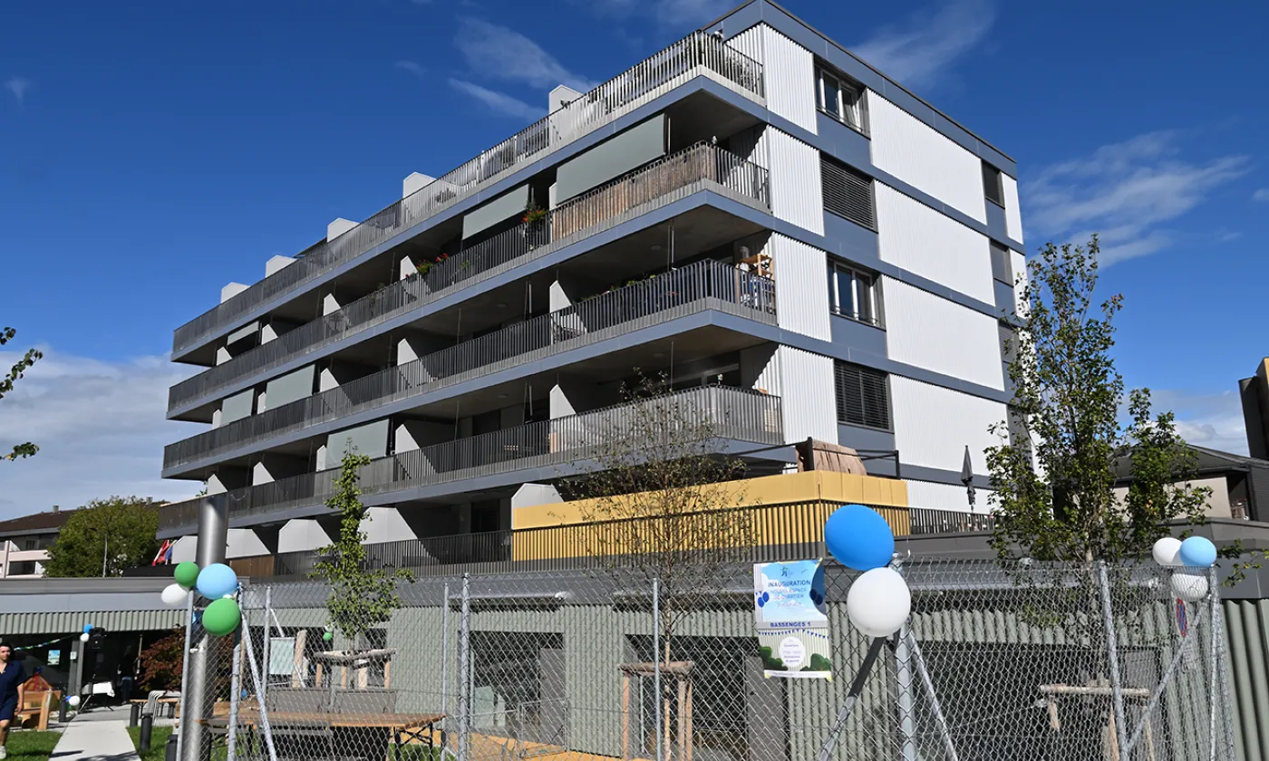 L’immeuble de Bassenges, à la croisée entre vie quotidienne et spiritualité. ©  © EERV - F-Paccaud