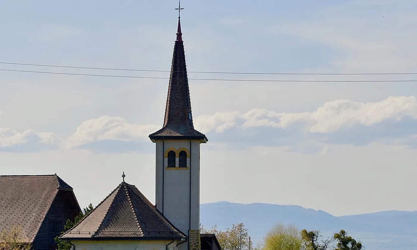 Temple de Poliez-Pittet (©Jérémy Toma, CC BY-SA 4.0 Wikimedia Commons)